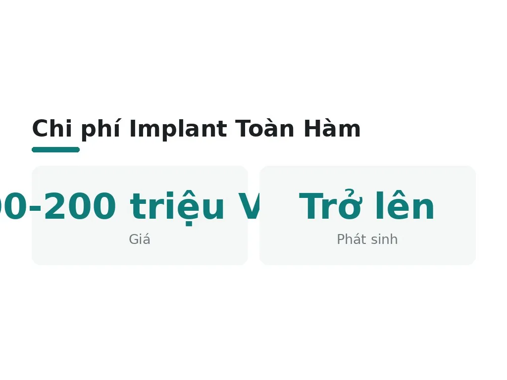 Nhược điểm của implant toàn hàm là gì?