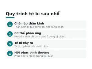 Quy trình tê bì sau nhổ