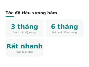 Tốc độ tiêu xương hàm