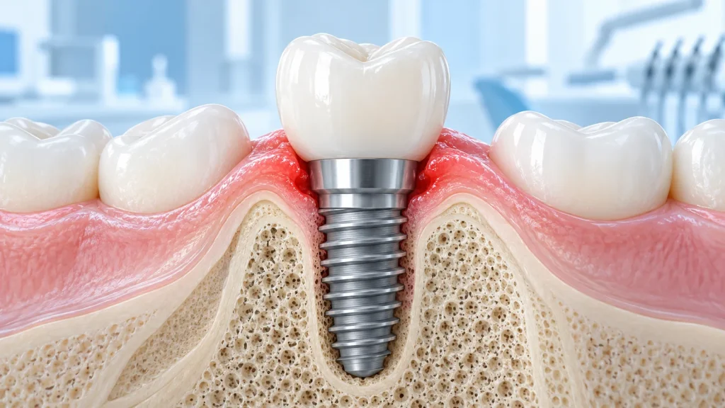 implant bị viêm khi nào phải tháo