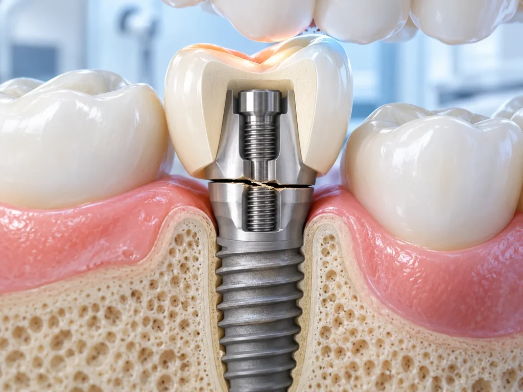 vít implant bị lỏng