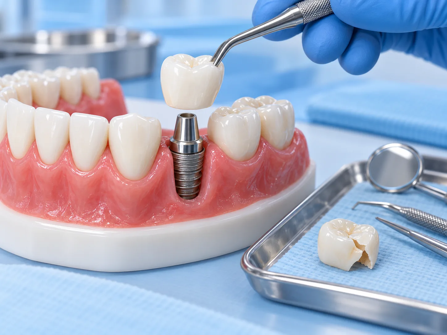 Mã sứ implant bị mẻ phải làm sao khắc phục?