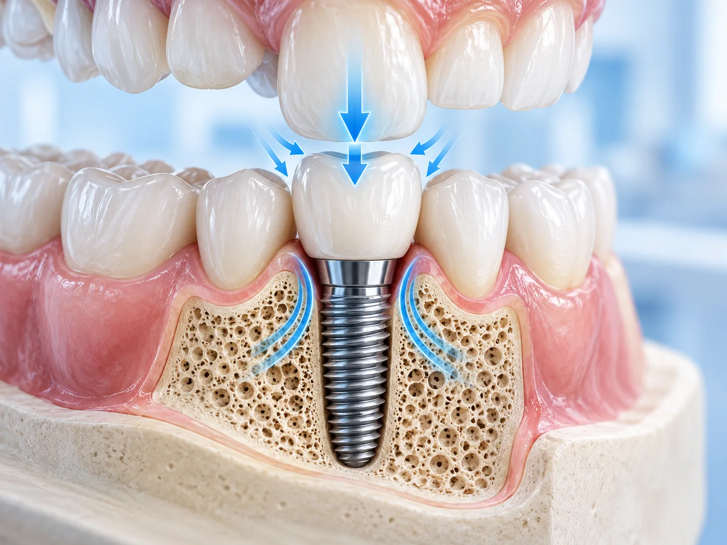 Nghiến răng gây tác động thế nào đến răng Implant?