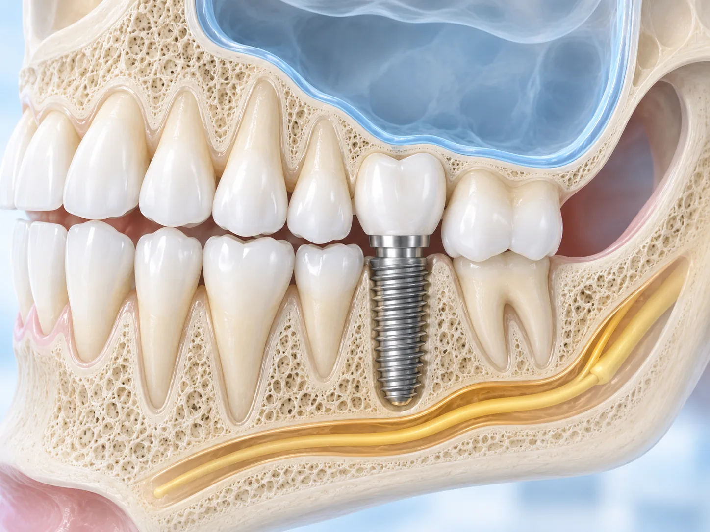 Trụ Implant quá sâu có thể gây biến chứng gì?