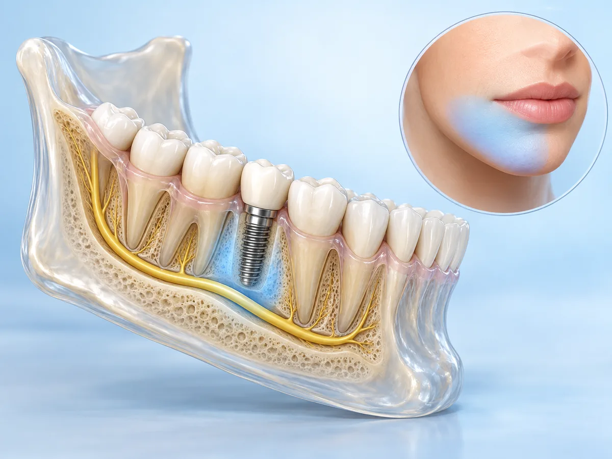 Vì sao cấy implant có thể gây tê môi?