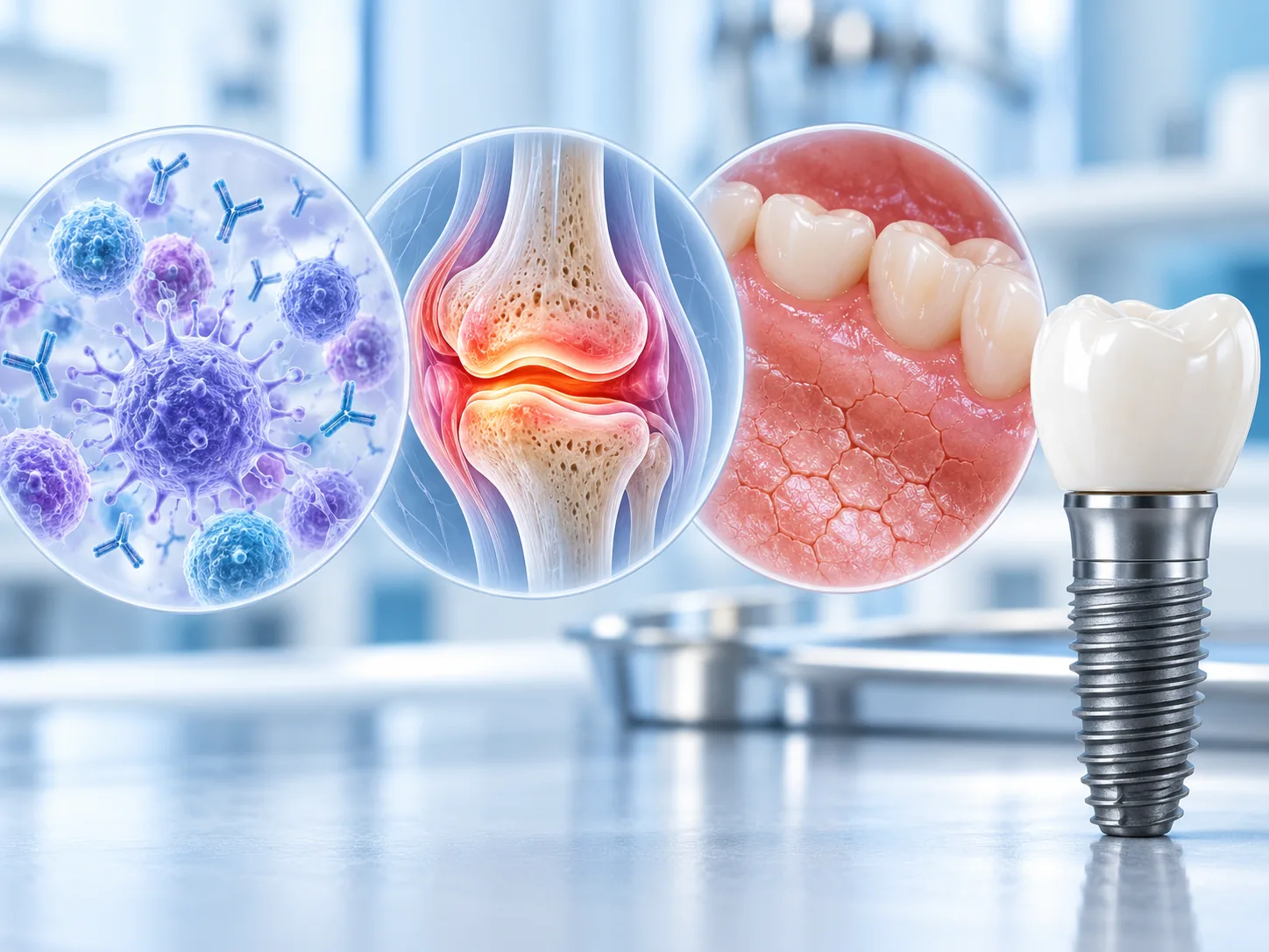Những bệnh tự miễn nào cần đặc biệt lưu ý khi cấy Implant?