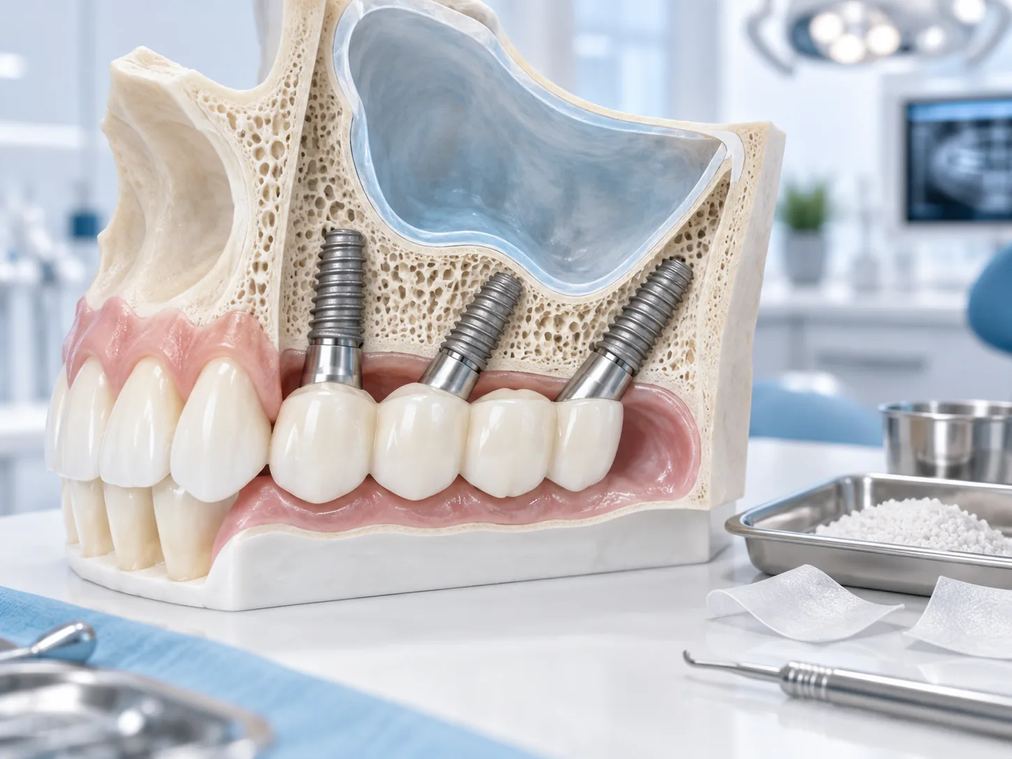Khi nào nên đặt Implant nghiêng để hạn chế ghép xương hoặc nâng xoang?