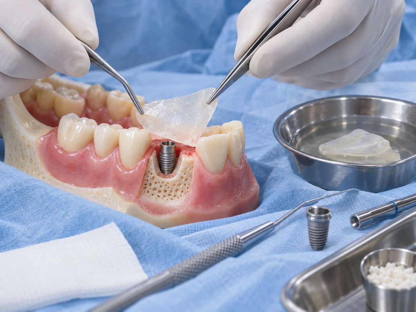 Quy trình cấy ghép Implant ứng dụng màng PRF diễn ra như thế nào?