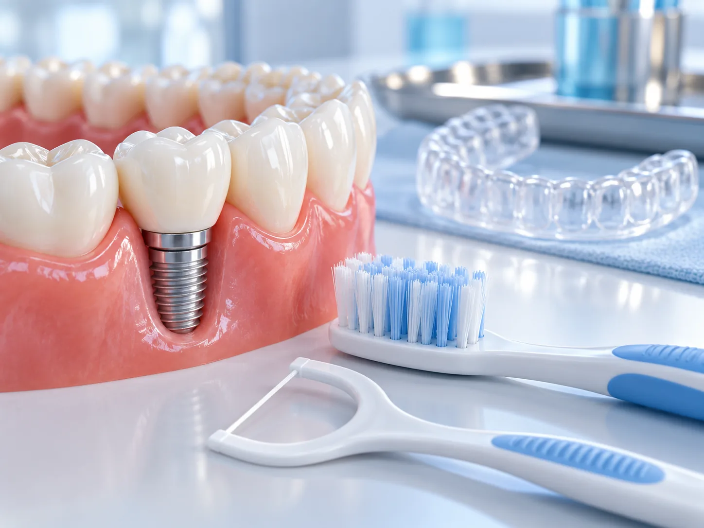 Làm cách nào để phòng tránh mã sứ implant bị mẻ?